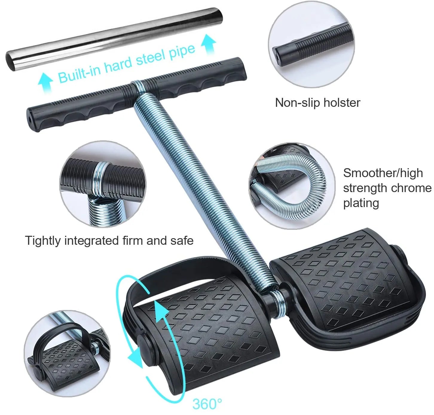 Tummy Trimmer Foot Pedal Resistance Band