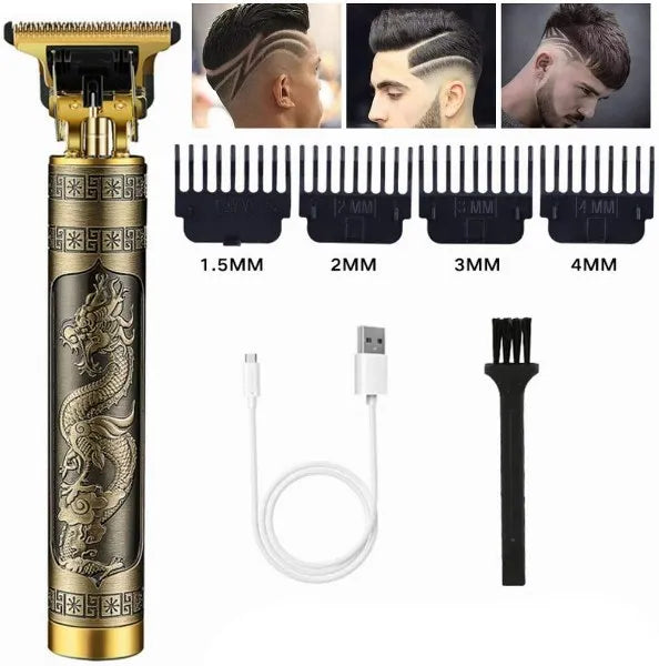 Vintage T9 Hair Trimmer for Men – Metal Body Clipper