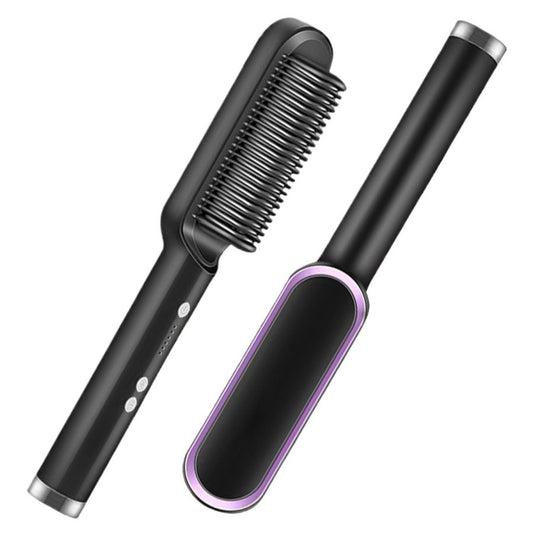 Ceramic Hair Brush – Fast Heating Comb Straightener